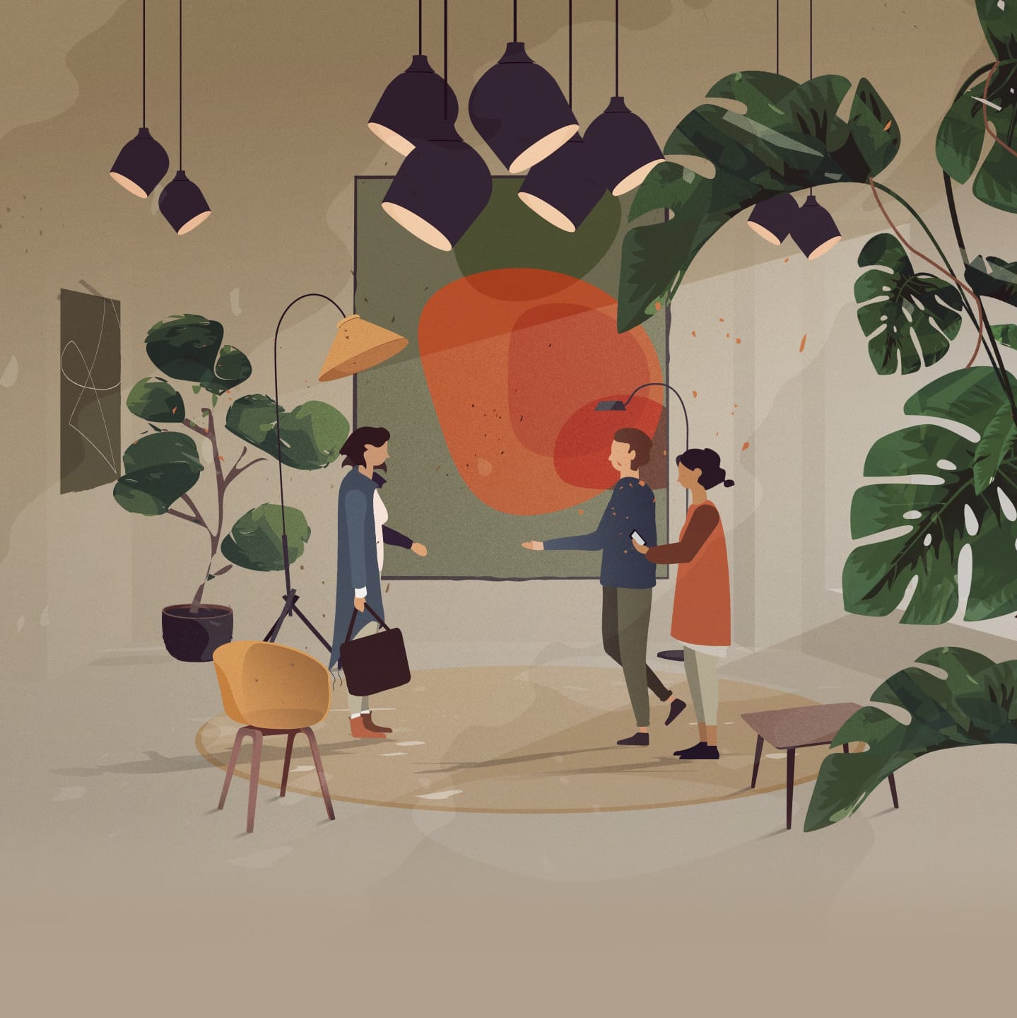 Norban illustration background